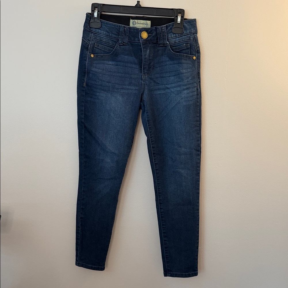 Democracy Dark Blue Ankle Jeans petite